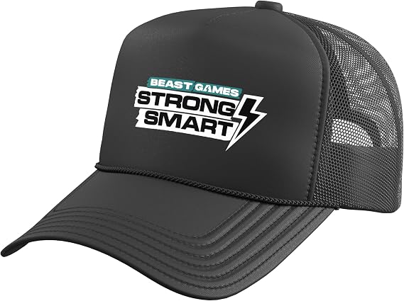 Beast Games 2 Strong Smart Trucker Hat with Adjustable Mesh Back