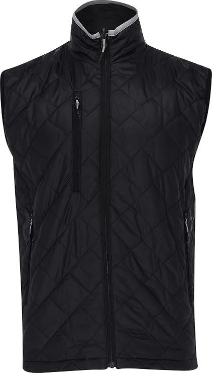 Sun Mountain GRANITE II VEST, REVERSIBLE BLACK-PLATINUM XXL