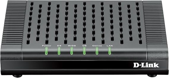 D-Link DOCSIS 3.0 Cable Modem (DCM-301) Compatible with Comcast Xfinity, Time Warner Cable, Charter, Cox, Cablevision, and More