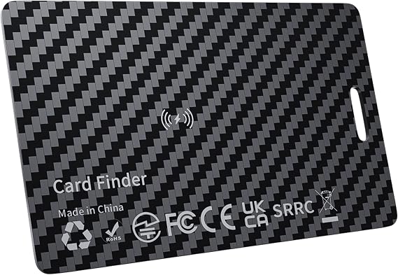 Wallet Tracker Card Compatible with Apple Find My (iOS Only)