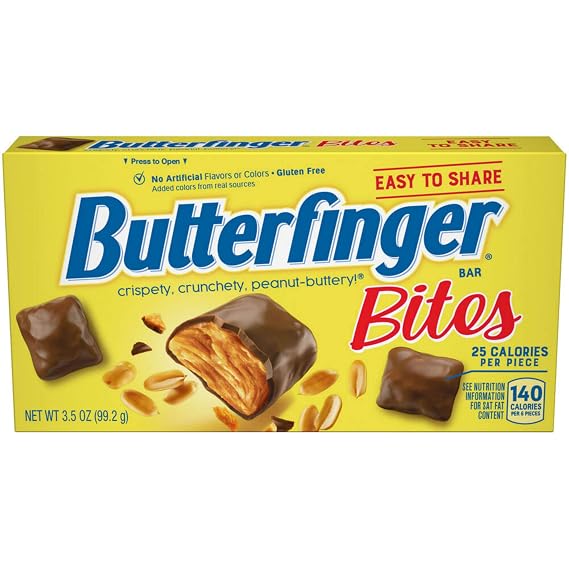 Butterfinger Bites, Chocolate Bite-Sized Peanut Butter Candy, 3.5 Ounce