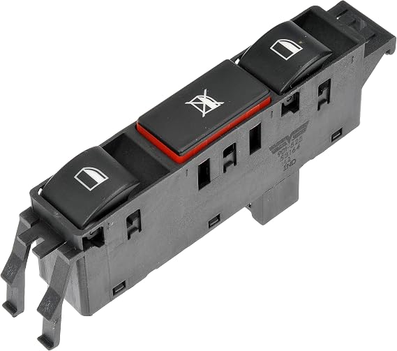 Dorman 901-525 Front Driver Side Power Window Switch, Console Mounted with Window Lock Compatible with Select BMW Models