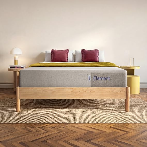 Casper Sleep Element Hybrid King Mattress - Medium Firm Feel - Motion Isolation - Breathable, Cooling Memory Foam - 100-Night Trial - CertiPUR-US