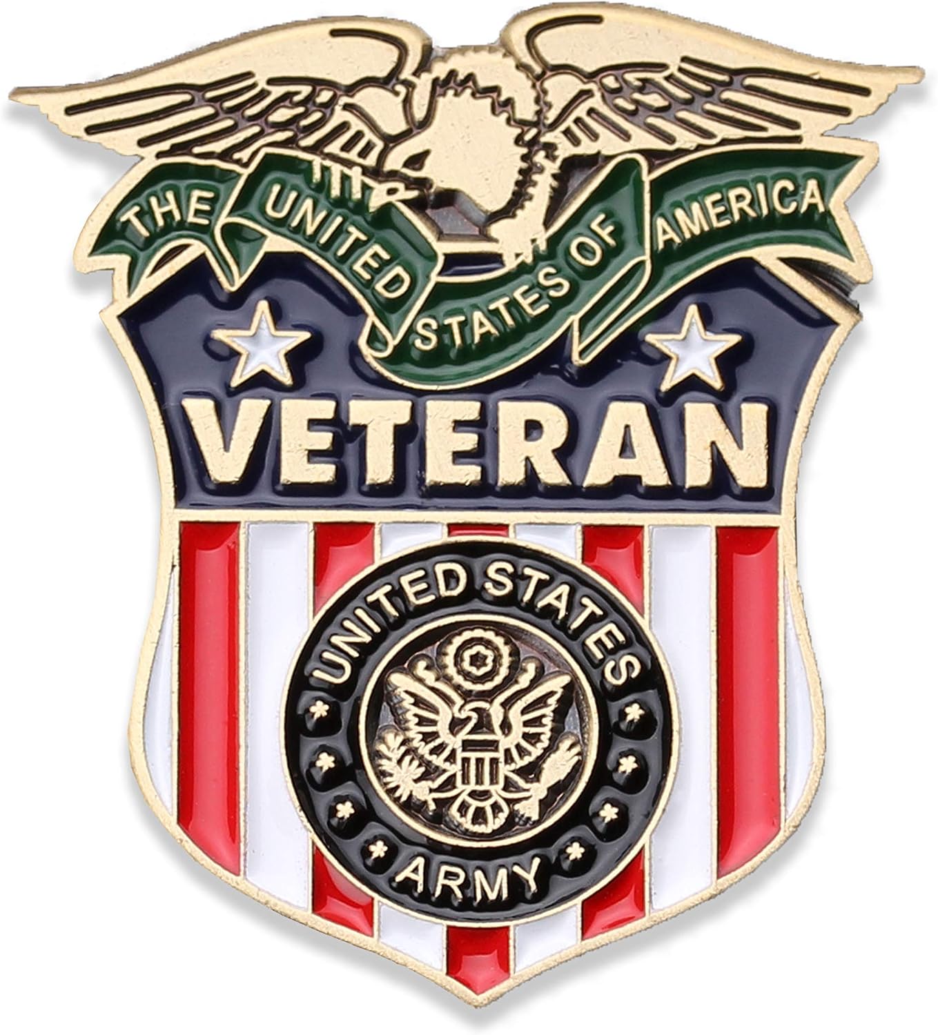 Coins For Anything, Inc Army Veteran Lapel Pin - US Army Veterans Hat Pin - USA Veteran Pins - Vet Owned Company! Officially Licensed Product