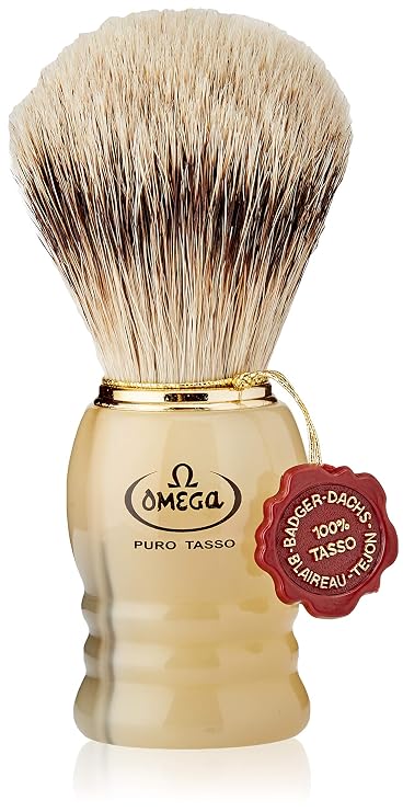 Omega 620 - 100% Silvertip Badger Shaving Brush