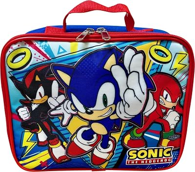 Ruz Sonic The Hedgehog Kids Licensed Insulated Lunch Box A23209
