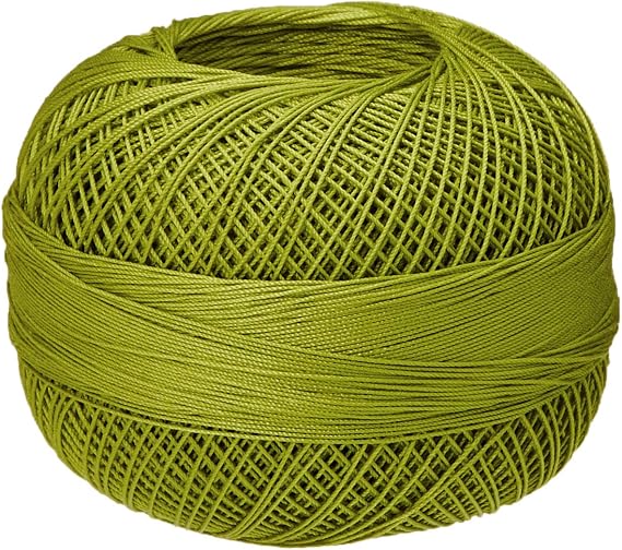 Lizbeth Handy Hands Premium Cotton Thread, Size 40, Spring Green