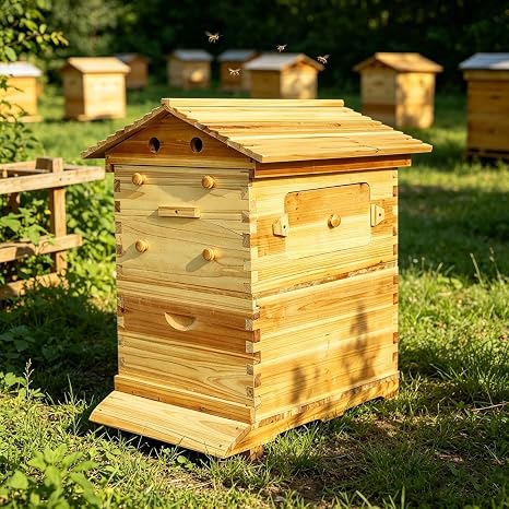 Self-Flowing Beehive, Flow Hive Box With 7 Honey Frames