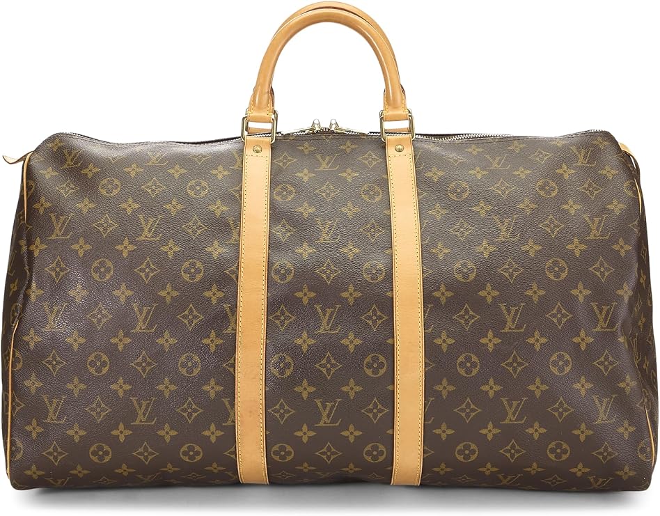 Pre-loved Monogram Canvas Keepall 55, Brown
