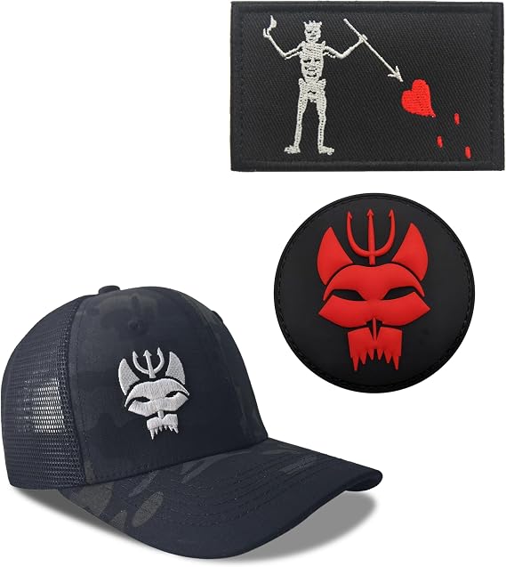 Camo Tactical Baseball Mesh caps Patch Sets