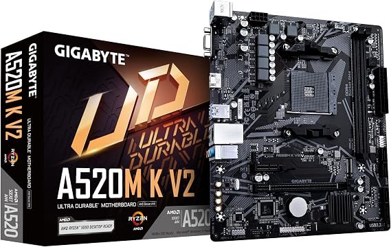 Gigabyte Anakart Amd Am4 Matx A520m K V2 1.0
