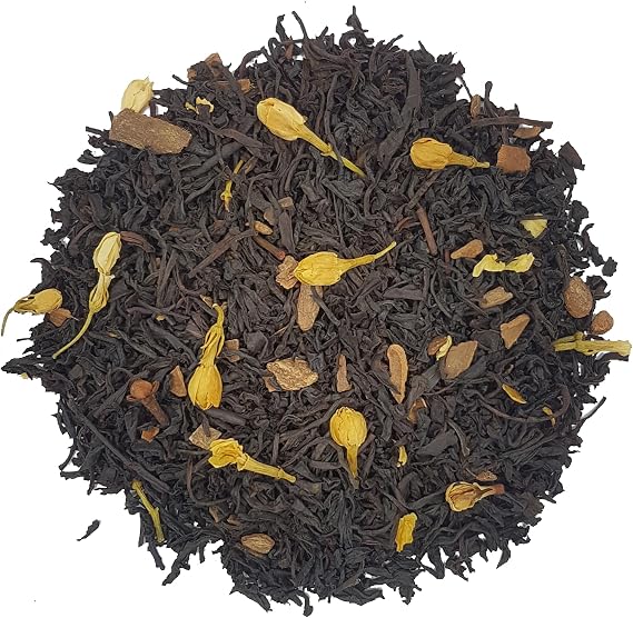 Mulled Spice Christmas Celebration Black OP Loose Leaf Tea by Simpli-Special for Hot or Iced Tea (100g in Resealable Pouch)