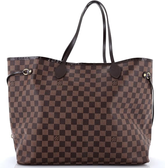 Pre-Loved Neverfull Tote Damier GM, Brown