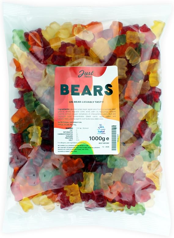 Just Treats Bears (1kg Party Bag)