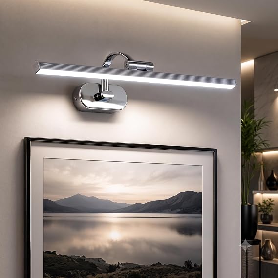 Cata CT-5212 Krom Kasa 7W LED'li Kuğu Aplik, Günışığı Modern Dekoratif Duvar Lambası [Enerji Sınıfı A]