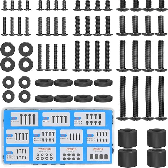 ELIVED VESA TV Hardware Kit, M4/M5/M6/M8 Screws for Up to 80" TVs