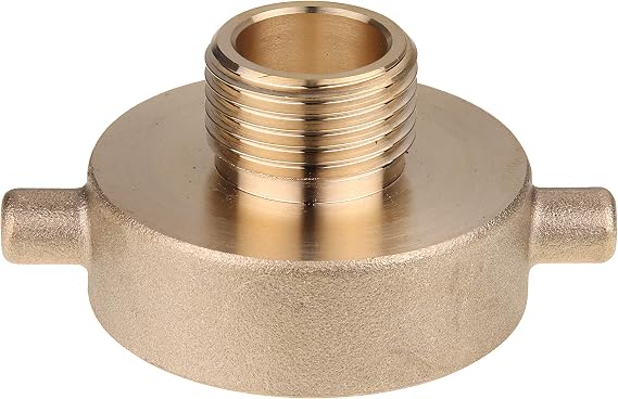 LTWFITTING Brass Fire Hydrant Adapter 1-1/2-Inch NST (NH) Female x 3/4-Inch GHT Male (Pack of 1)