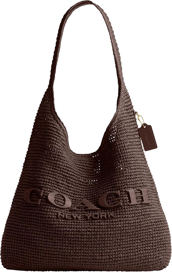 COACH Brooklyn Shoulder Bag 39 in Straw