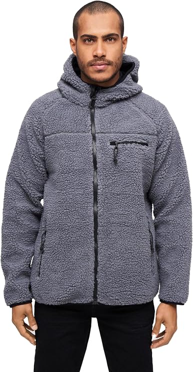 Brandit Men's Teddyfleece Worker Jacket Olive