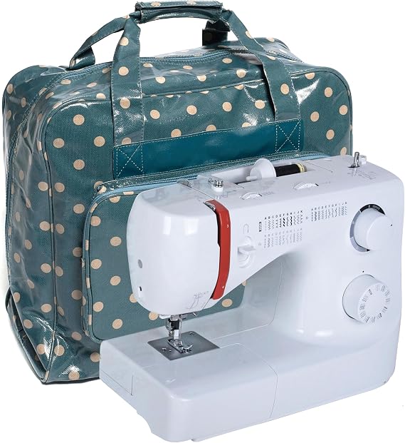 Hobby Gift MRB.004 Sewing Machine Bag: PVC: Blue Spot, ((d/w/h): 20 x 43 x 37cm.