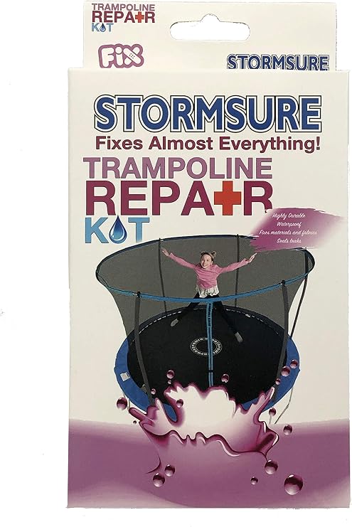 Stormsure Trampoline Repair Kit - Make Extremely Strong, Flexible and Waterproof Repairs to Your Trampoline Mat