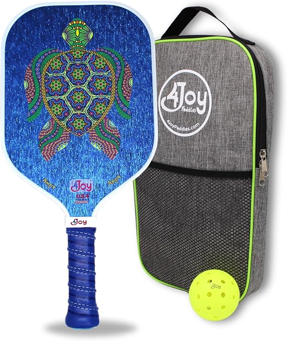 4Joy Pickleball Paddle, T700 Carbon Fiber, 14mm, Wide Face, USAP