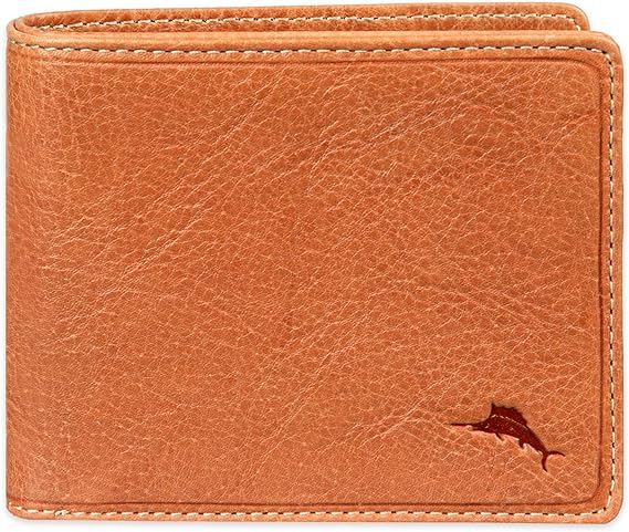 Tommy Bahama Men's Crunch Leather Slimfold Wallet