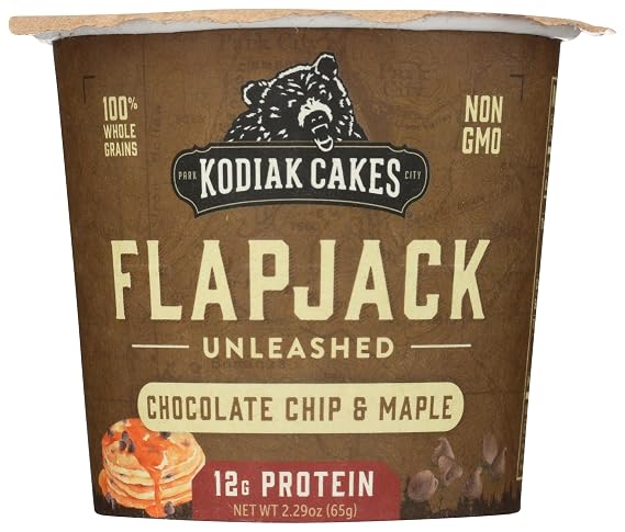 Kodiak Cakes Pancake On The Go High Protein Snack, Chocolate Chip & Maple, 2.29 Ounce