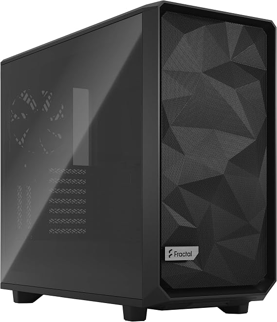 Fractal Design Meshify 2 Black ATX Flexible Light Tinted Tempered Glass Window Mid Tower Computer Case