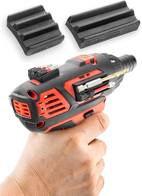Simon Tools Silicone Magnetic Bit Holder for Milwaukee M12 Screwdrivers, Impacts and Drills | Low-Profile Design with Super Strong 3M Adhesive | Wide Compatibility