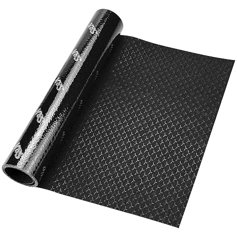 S&X Skateboard Grip Tape 12 x 48in, Single Sheet, Hexagon Pattern, Black