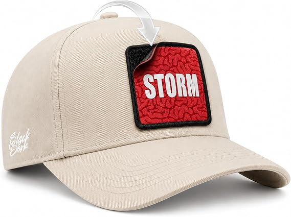 Baseball Hat with Interchangeable Surprise Patch Adjustable for Men and Women Animal Patch Hat Breathable One Size