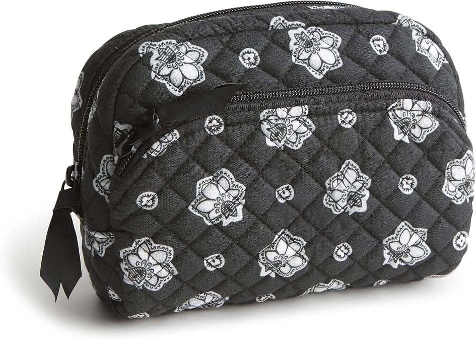 Vera Bradley Women's Cotton Nfl Medium Cosmetic Makeup Organizer Bag (Multiple Teams Available)
