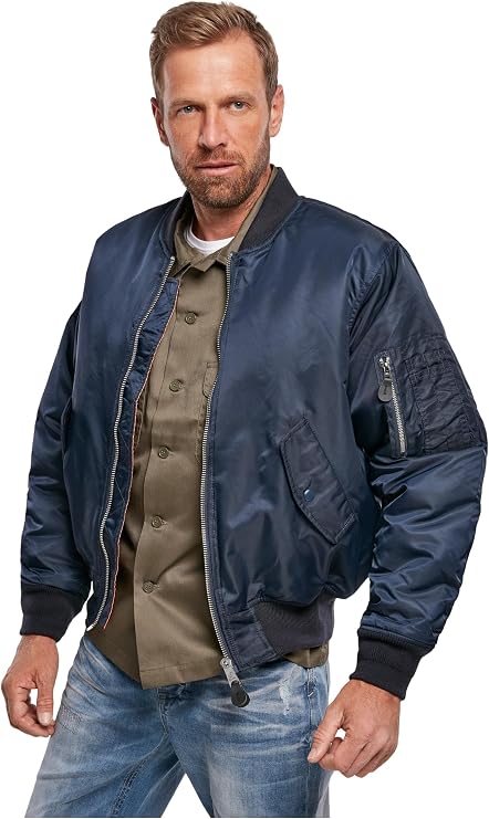 Brandit Men’s MA-1 Jacket Bomber Jacket Flight Jacket
