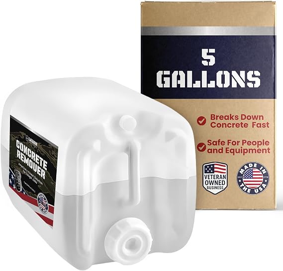 5-Gallon Bucket Heavy Concrete Remover Dried Concrete & Cement Dissolver