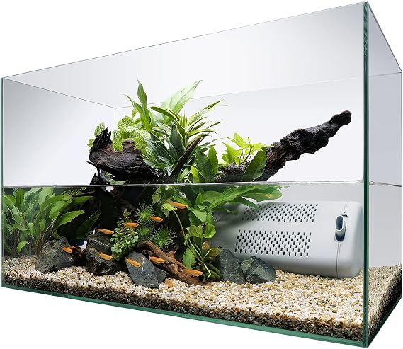 Tetra Glass Tetra Silent Flex Set 60 Aquarium, Tropical Fish, Meadaka, Goldfish and Other Fish