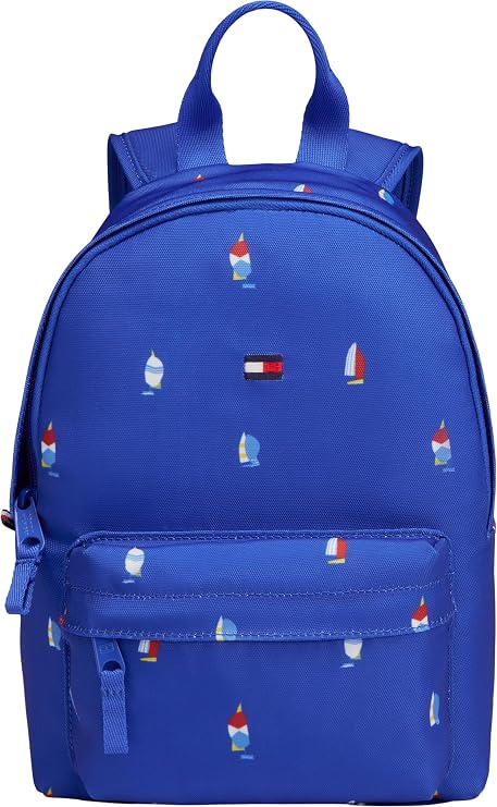 Tommy Hilfiger Kids Essential Mini Backpack KA0KA00056 Backpack, BLUE (Noble Blue Aop), One Size