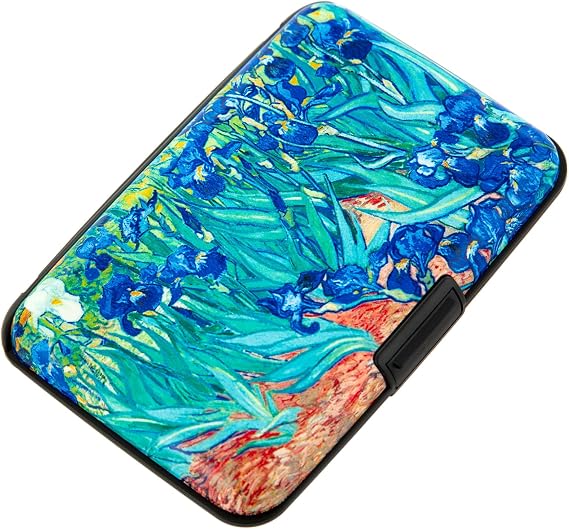 Aluminum Wallet RFID Blocking Slim Metal Credit Card Holder Hard Case (Lrises)