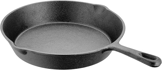 Judge Speciality Cookware Skillet Solid Cast Iron Frying Pan 24cm, Induction Ready, Oven Safe
