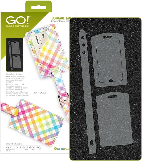 AccuQuilt AccuQuilt GO! Luggage Tag Die