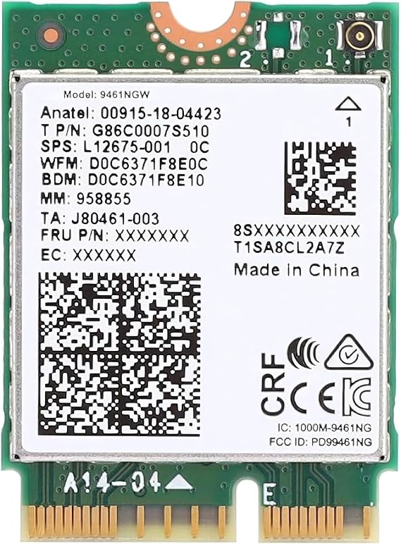 Made for Intel 9461NGW Replacement WiFi Card | M.2 2230 CNVio WLAN Module