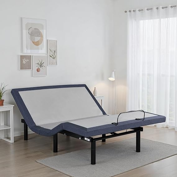 King Adjustable Bed Base with Head and Foot Position Adjustments