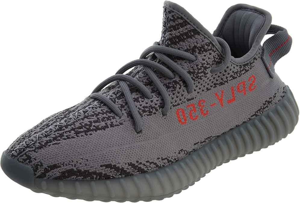 adidas Yeezy Boost 350 V2 (Grey/Bold Orange/Dark Solid Gr 12)