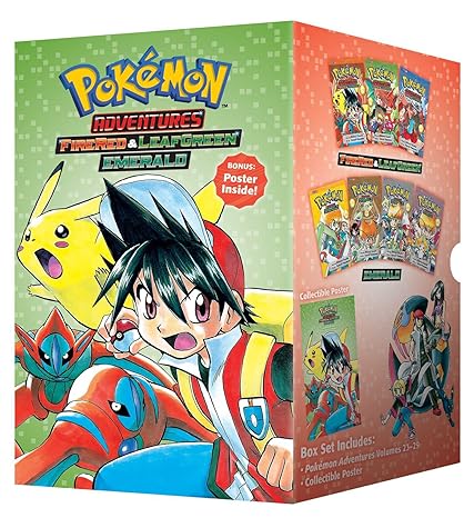 Pokemon Adventures FireRed & LeafGreen / Emerald Box Set: Includes Vols. 23-29 (Pokemon Manga Box Sets)