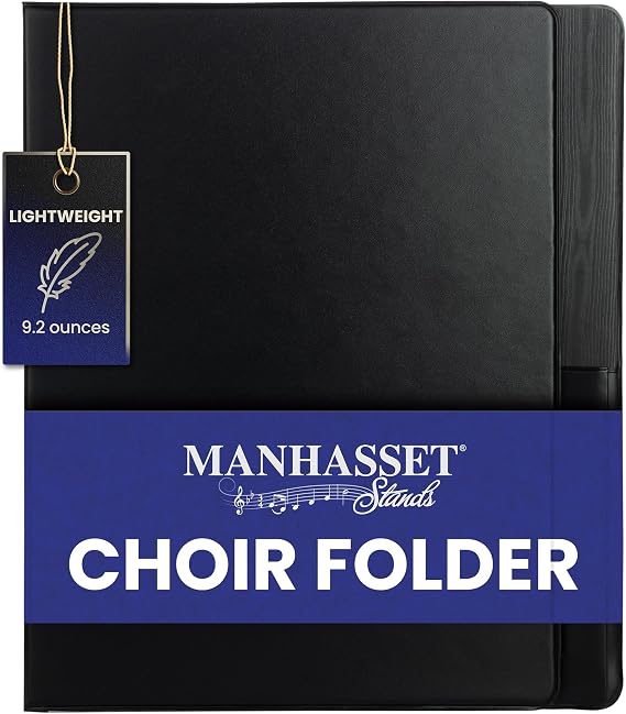 Manhasset 1600 Choral Sheet Music Folder - Black