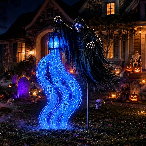 Halloween Soul Harvester Animated Garden Light (1PC)