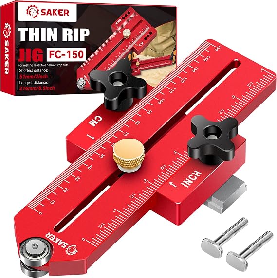 Saker Thin Rip Jig Table Saw Jig Guide