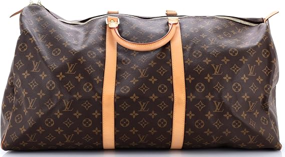 Pre-Loved Keepall Bag 60, Brown