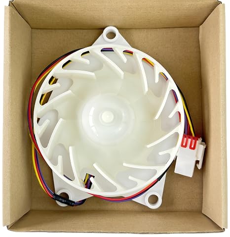 EAU63503707 (OEM) Refrigerator Evaporator Fan Motor for LG Refrigerator. DC12V 1A Refrigerator Freezer Damper DC Fan Motor, MOD.AREL2110RA01.