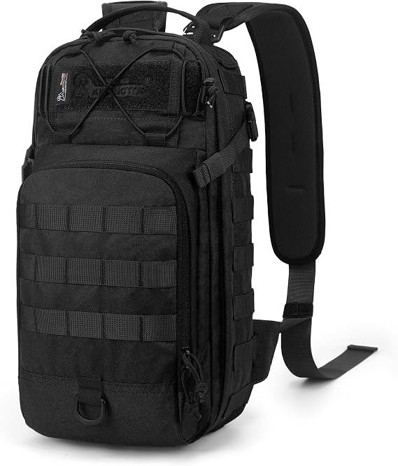 Mardingtop 18L Tactical Hiking Backpack Daypack with Removable Shoulder Straps for Outdoor, Camping, Travel, Trekking, Work